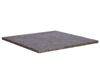 Anthracite Metal Rock effect Laminate Restaurant Table Top - 25mm